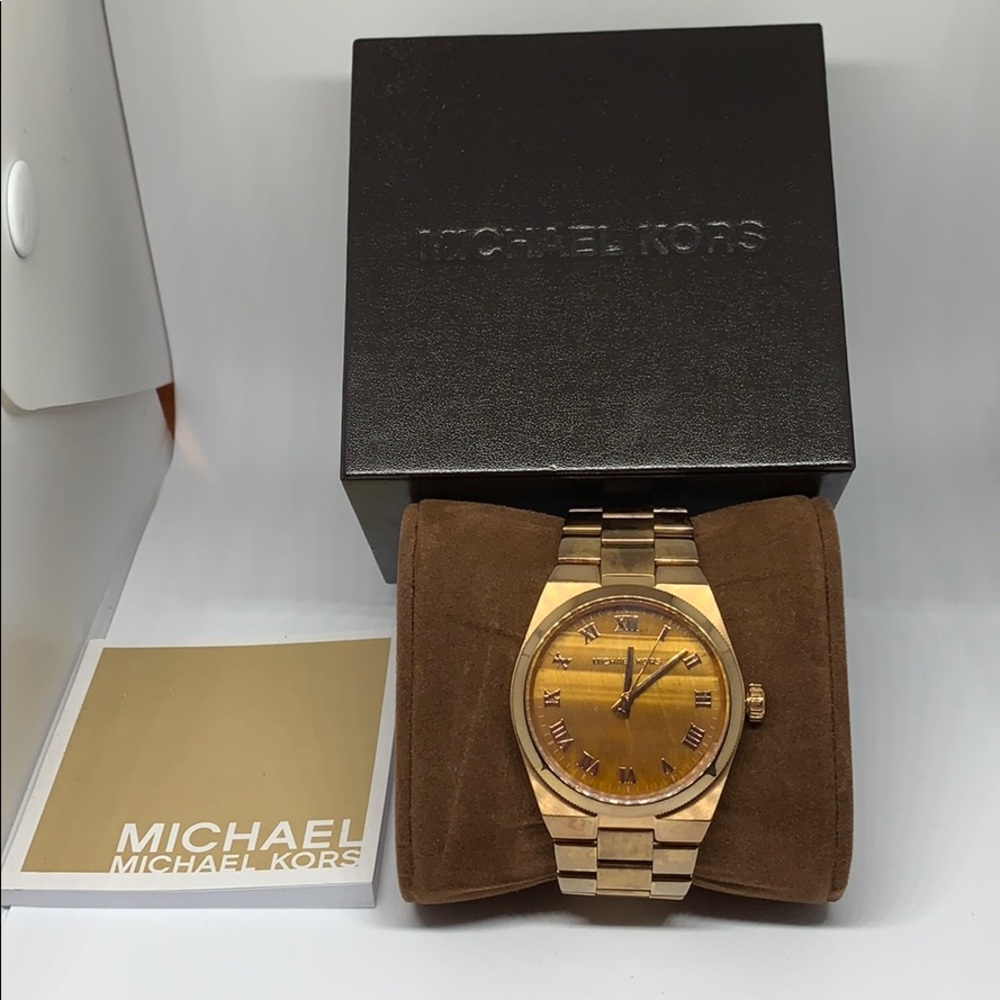 Michael Kors MK 5895 Gold Tone Watch